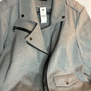 🤑SOLD🤑 Lane Bryant Gray Motorcycle Jacket